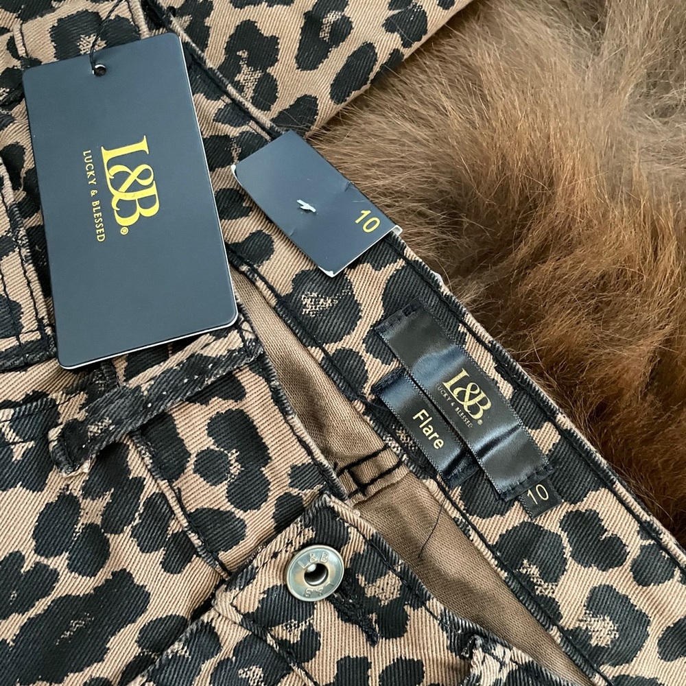 Lucky and Blessed leopard bells size 10